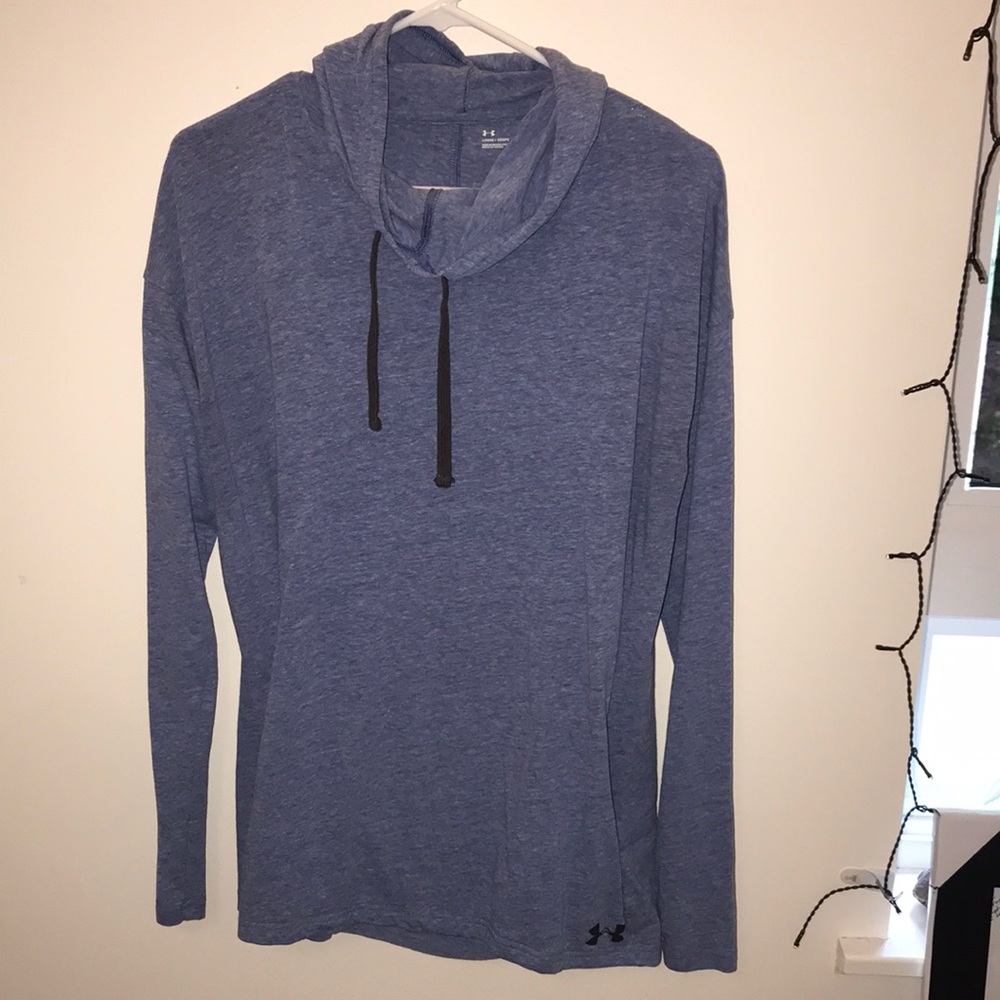 Navy blue long sleeve sweatshirt